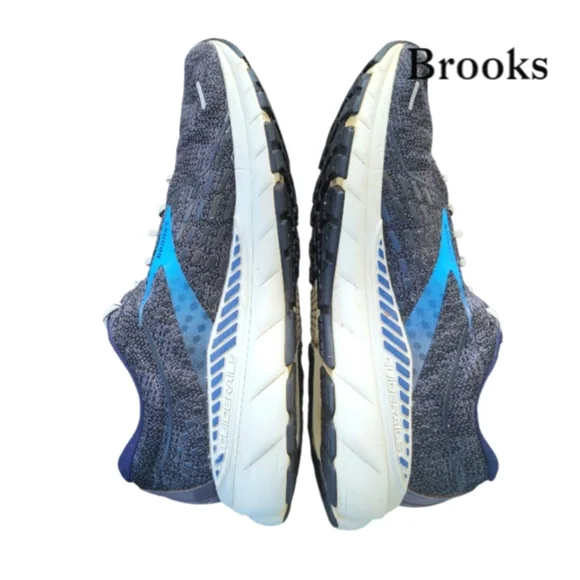 Brooks Adrenaline 21 Athletic Running Tennis Shoe Sneaker Black Gray Blue Men 11 - Picture 5 of 11